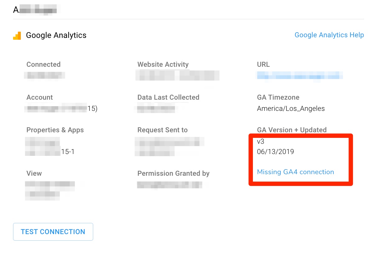 Google Version in Attribute