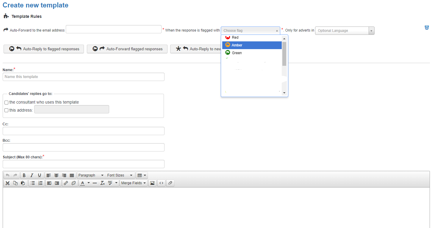 How to create automatic nmr email templates for users instructions 
