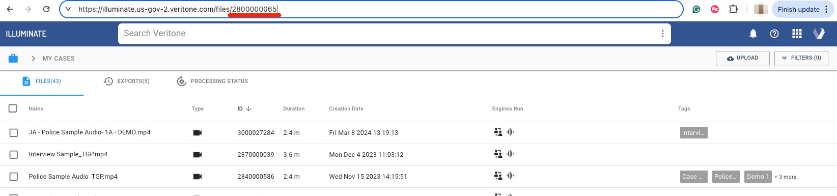 How to Locate a File Using the File ID (TDO)