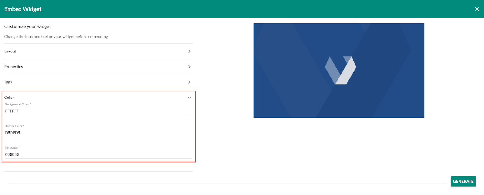 Share mentions and collections through widgets