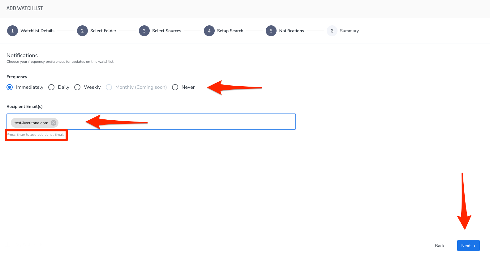 How to Create a Watchlist Comparing Pre-Records and Lives