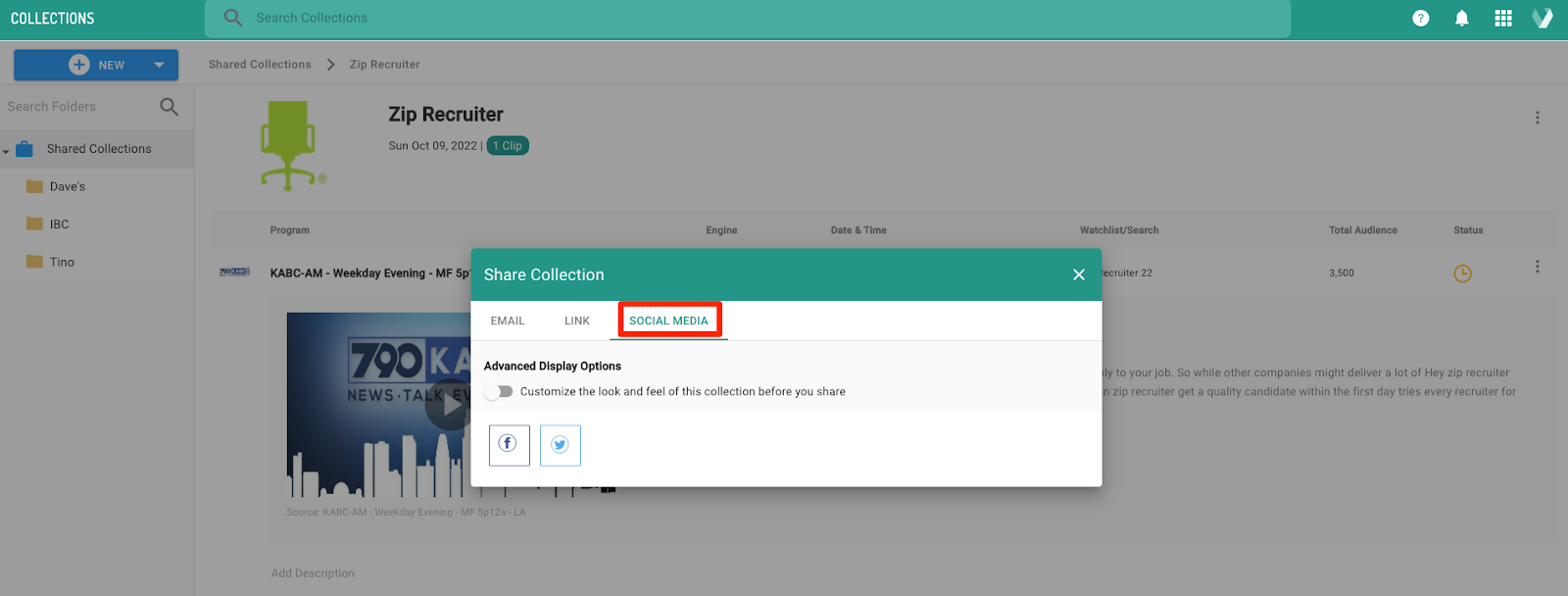 Create and Share Collections