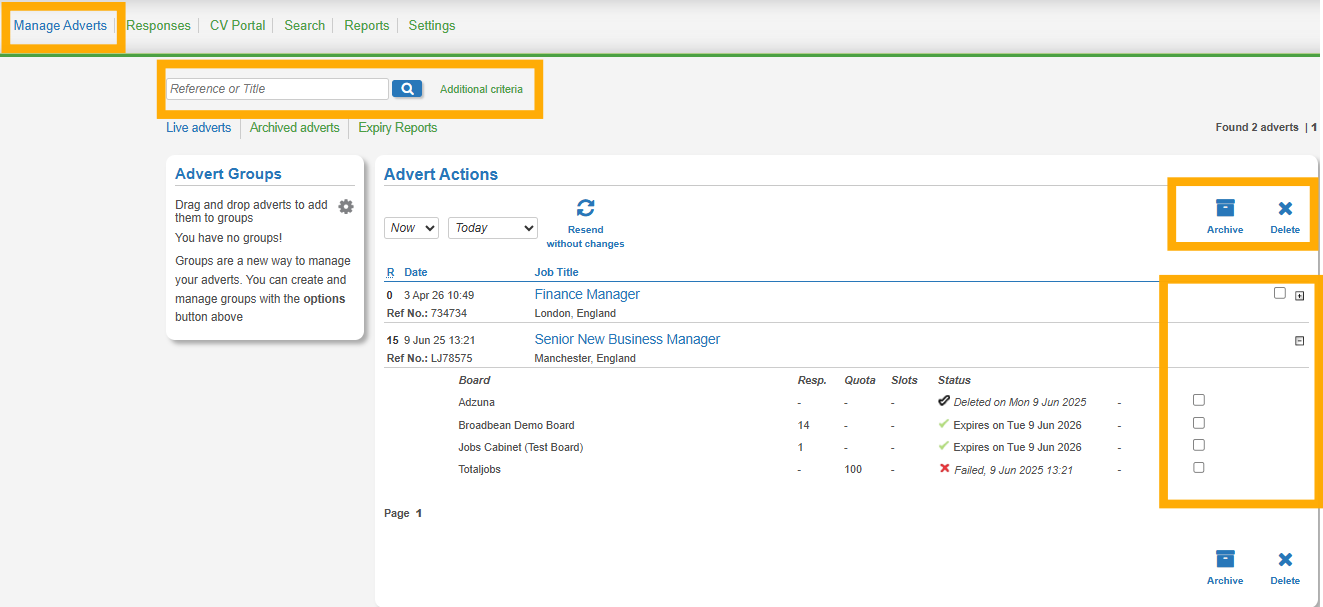 Sync (Import) Posting Process