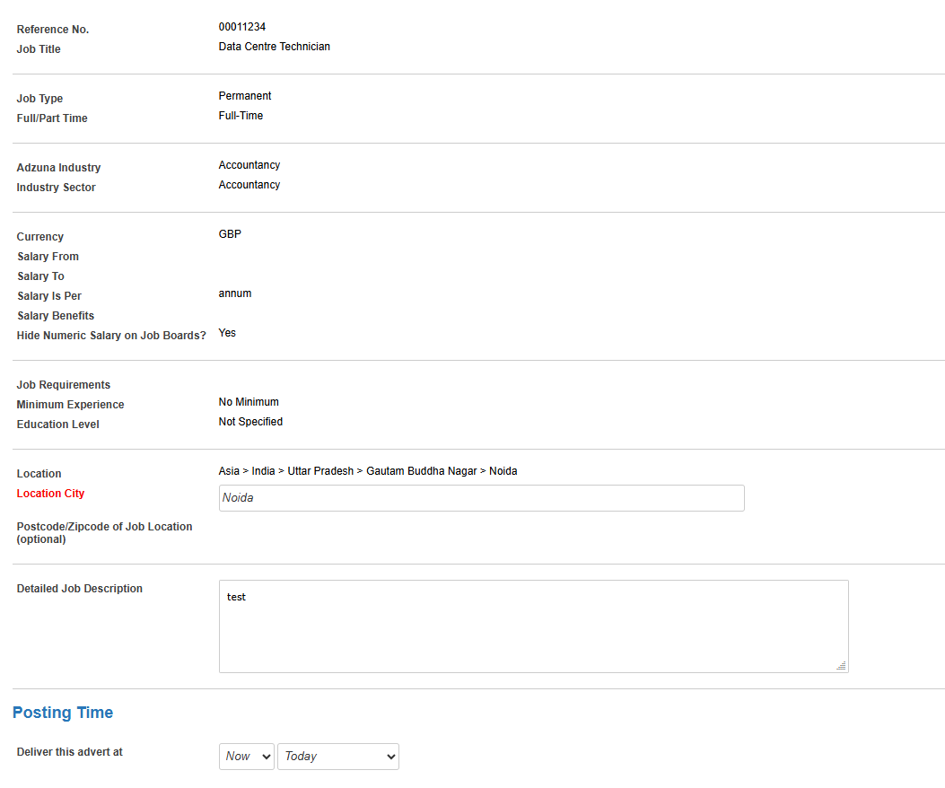 ATS - Oracle Recruiting Cloud Posting Process (ORC)