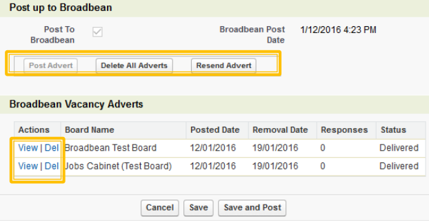 ATS Sage Posting Process