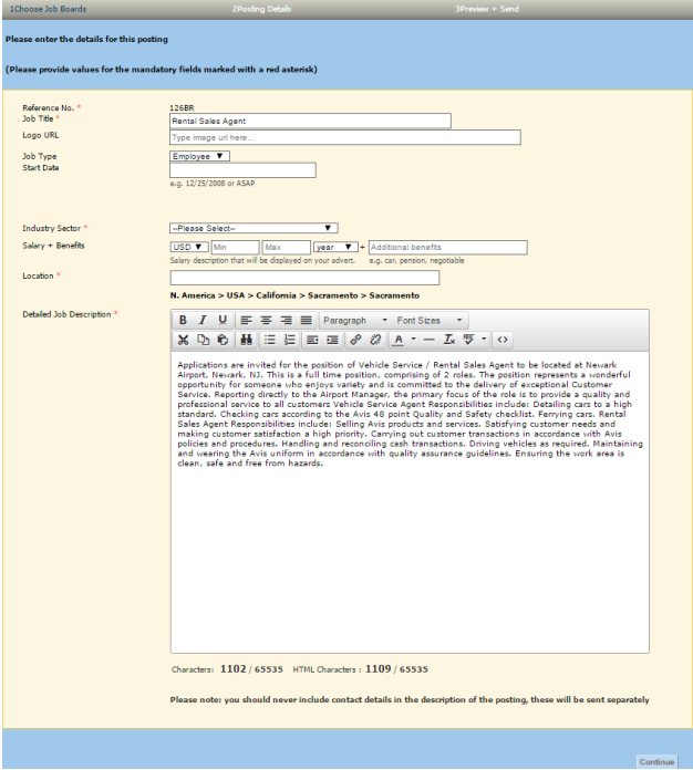 ATS Kenexa Posting Process
