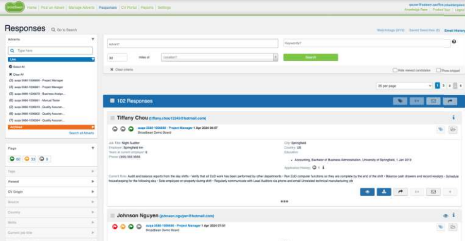 JobAdder Posting process (Email Apply version)