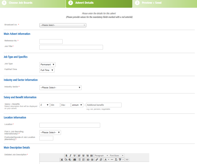 ATS - Avature Posting Process