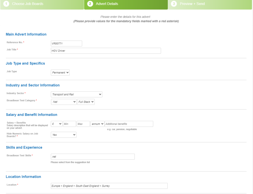 ATS PeopleFluent posting process